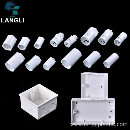 Fireproof plastic 25mm pvc pipe fittings